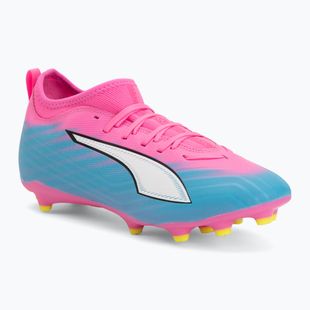 Vaikiški futbolo batai PUMA Ultra 6 Match FG/AG Jr poison pink/puma white/sun stream/bright aqua/puma black