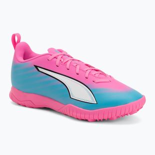 Vaikiški futbolo batai PUMA Ultra 6 Play TT Jr poison pink/puma white/sun stream/bright aqua/puma black