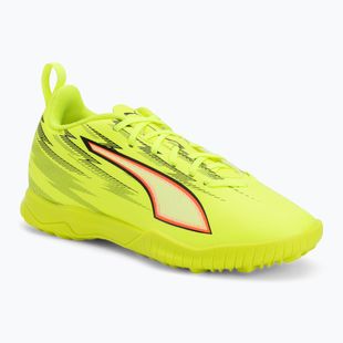 Vaikiški futbolo bateliai PUMA Ultra 6 Play TT Jr yellow alert/puma black/glowing red/lime squeeze