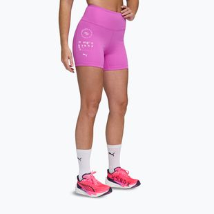 Moteriškos treniruočių šortai PUMA x HYROX Tad Essential Tight rožiniai