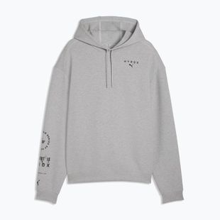Vyriškas treninginis džemperis PUMA x HYROX Cloudspun Hoodie pilkas