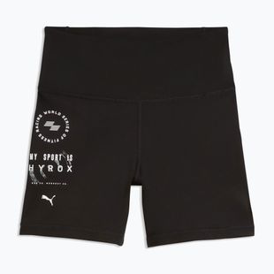 Moteriškos treniruočių šortai PUMA x HYROX Tad Essential Tight juodos spalvos