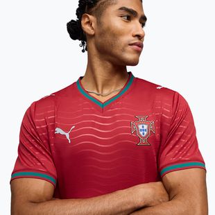 Vyriški futbolo marškinėliai PUMA FPF Home Jersey Replica Club red/green