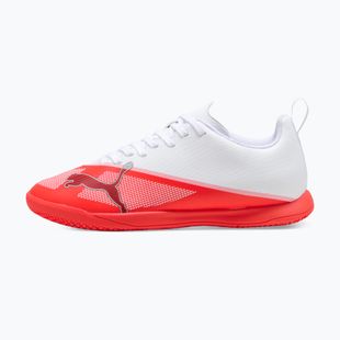 Vaikiški futbolo bateliai Puma Ultra 7 Play IT Jr Ultra Red/Puma Black/Puma White