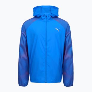 Vyriška bėgimo striukė Puma Run Favorite Woven Jacket blue/fire orchid