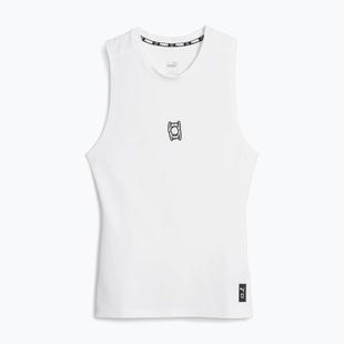 Vyriškas krepšinio tank topas PUMA Hoops Team Slvs Baselayer puma white