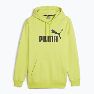 Vyriški PUMA Essentials Big Logo Hoodie FL lime sheen džemperiai