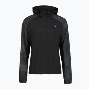 Moteriška bėgimo striukė Puma Run AOP Favorite Woven Jacket black