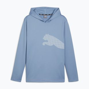 Vyriškas treniruočių džemperis PUMA Train All Day Big Cat Hoodie zen blue