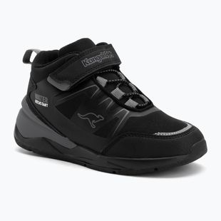 Vaikiški batai KangaROOS KD-Turn Mid EV jet black/steel grey
