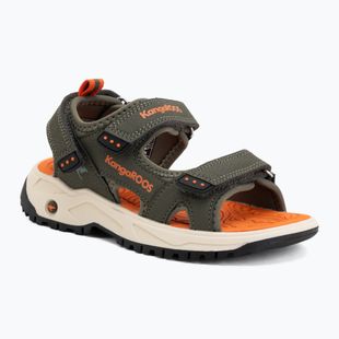 Vaikiški sandalai Kangaroos K-AS Ture olive/flame
