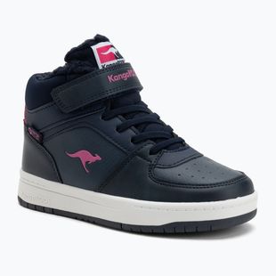 Vaikiški batai KangaROOS K-CP Bound Mid EV dark navy/daisy pink
