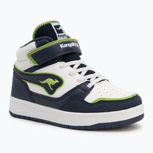 Vaikiški batai KangaROOS K-CP Dunkin Mid EV dark navy/lime