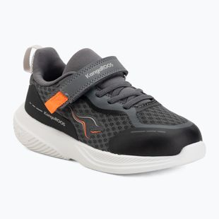 Vaikiški batai KangaROOS K-RDI Pebble EV steel grey/neon orange