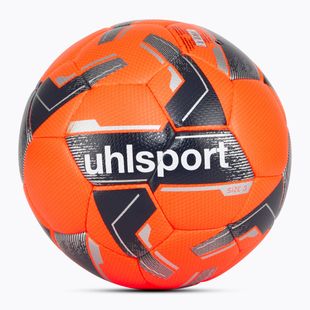Futbolo kamuolys uhlsport 290 Ultra Lite Addglue fluo orange/marine/silber dydis 3