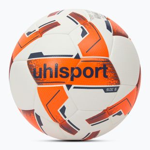 Futbolo kamuolys uhlsport 290 Ultra Lite Addglue white/fluo orange/navy dydis 5