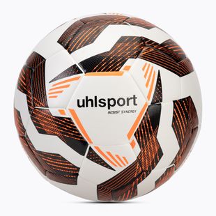 Futbolo kamuolys uhlsport Resist Synergy white/black/fluo orange dydis 4
