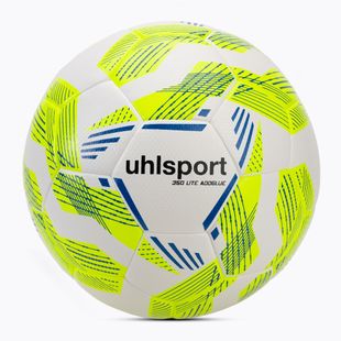 Futbolo kamuolys uhlsport 350 Lite Addglue white/fluo yellow/dark blue dydis 5