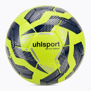 Futbolo kamuolys uhlsport 350 Lite Addglue fluo yellow/navy/silver dydis 5