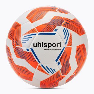 Futbolo kamuolys uhlsport 290 Ultra Lite Addglue white/fluo orange/dark blue dydis 5