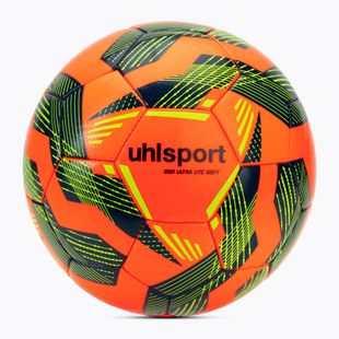 Futbolo kamuolys uhlsport Ultra Lite Soft 290 fluo orange/navy/fluo yellow dydis 3