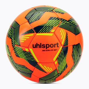 Futbolo kamuolys uhlsport Ultra Lite Soft 290 fluo orange/navy/fluo yellow dydis 4