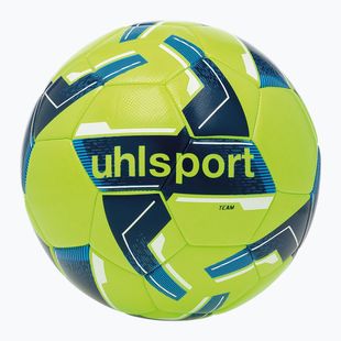 Futbolo kamuolys uhlsport Team fluo yellow/navy/white dydis 4