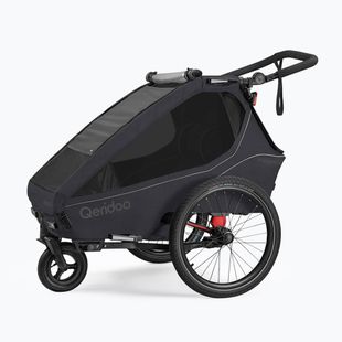 Priekaba dviračiui Qeridoo Kidgoo 2 phantom grey