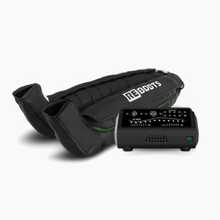 Kojos rankovės limfodrenažui REBOOTS One Pro Recovery Pants 2.0 2025 Edition black/white/green