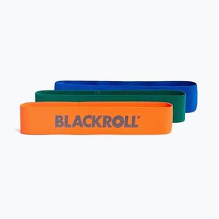 Elastinės treniruočių juostos BLACKROLL Loop Band orange/green/blue