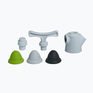 Masažuoklio antgalių rinkinys BLACKROLL Booster Head white/green/black