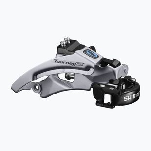 Priekinė dviračio perjungimo mechanizmo dalis Shimano FD-TX800-TS6 Tourney TX 3x8/7 Top Swing L silver/black