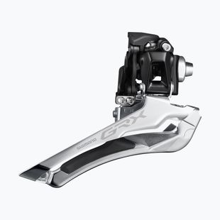 Priekinė dviračio perjungimo mechanizmo dalis Shimano FD-RX400 GRX 2x10 Down Swing silver/black