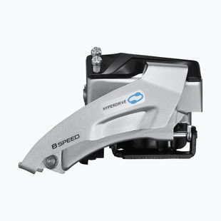 Priekinė dviračio perjungimo mechanizmo dalis Shimano FD-M315TSSET Altus 2x8/7 Top Swing L silver/black