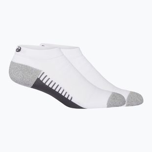 ASICS Road+ Run Ankle bėgimo kojinės briliantinės baltos spalvos