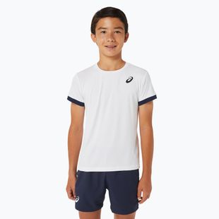 Vaikiški marškinėliai ASICS Tennis Top brilliant white/midnight