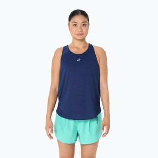 Moteriškas bėgimo tank topas ASICS Road Tank blue expanse