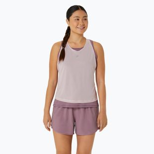 Moteriškas bėgimo tank topas ASICS Nagino Run Tank watershed rose/dusty mauve