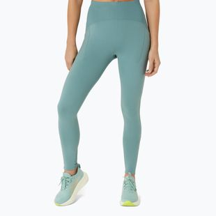 Moteriškos bėgimo tamprės ASICS Road Winter High Waist celadon