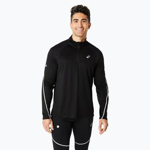 Vyriški bėgimo marškinėliai ilgomis rankovėmis ASICS Road Lite-Show 1/2 Zip performance black