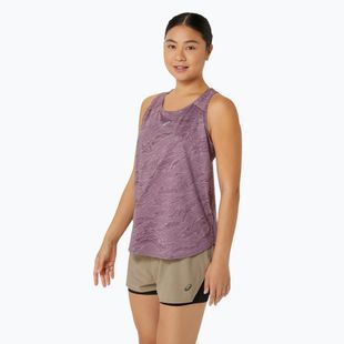 Moteriškas bėgimo tank topas ASICS Road All Over Print Tank dusty mauve