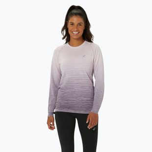 Moteriški bėgimo marškinėliai ilgomis rankovėmis ASICS Seamless watershed rose/dusty mauve