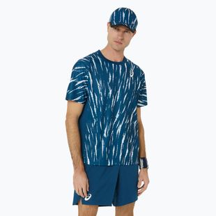 Vyriški teniso marškinėliai ASICS Game Top mako blue