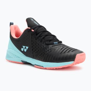Vyriški teniso bateliai YONEX Sonicage 3 CL black/sky blue