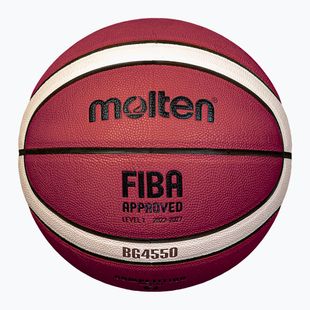 Krepšinio kamuolys Molten B7G4550 FIBA brown dydis 7