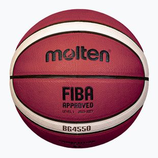 Krepšinio kamuolys Molten B7G4050 FIBA brown dydis 7