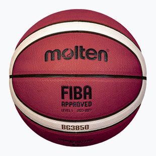 Krepšinio kamuolys Molten B7G3850 FIBA brown dydis 7
