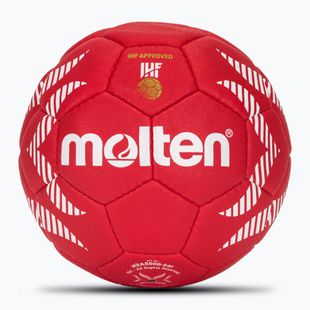 Rankinio kamuolys Molten H3A5000-S4F IHF OFFICIAL BALL PARIS 2024 red dydis 3