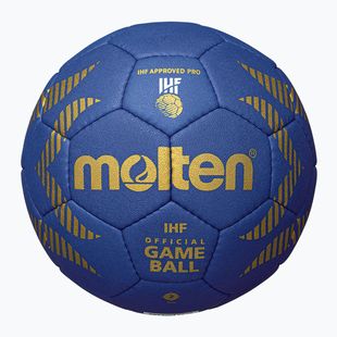 Rankinio kamuolys Molten H3A5000-B IHF OFFICIAL BALL blue dydis 3