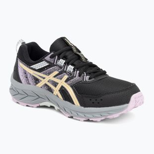 Vaikiški bėgimo batai ASICS Gel-Venture 9 GS black/light orange